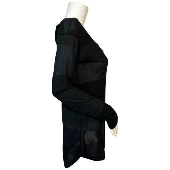 #T121 Splendid Burn Out Stripe Long Sleeve Shirt $79 - Picture 8 of 13